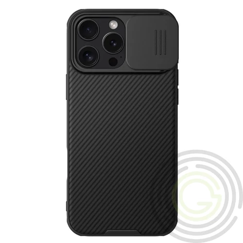 Nillkin CamShield Pro Apple iPhone 16 Pro Max műanyag hátlap tok, fekete