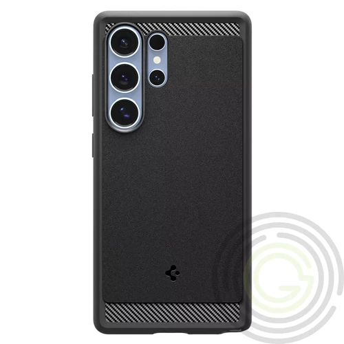 Spigen Rugged Armor MagFit Samsung Galaxy S25 Ultra tok, Matte, fekete