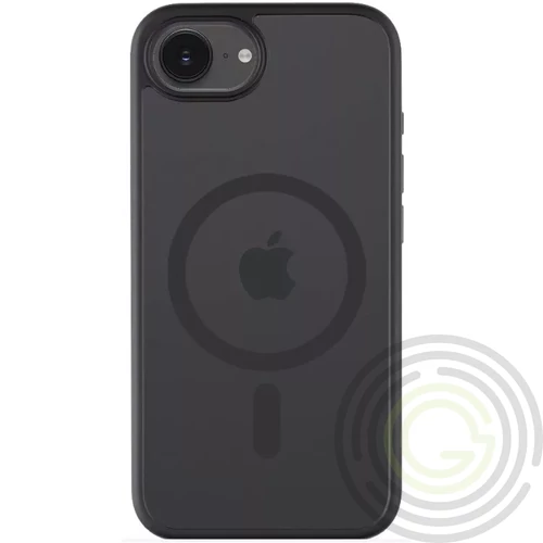Tactical MagForce Hyperstealth Apple iPhone 16e MagSafetok, áttetsző/sötétszürke