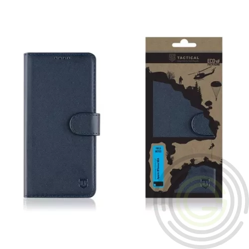 Tactical Field Notes Apple iPhone 16e flip tok, kék