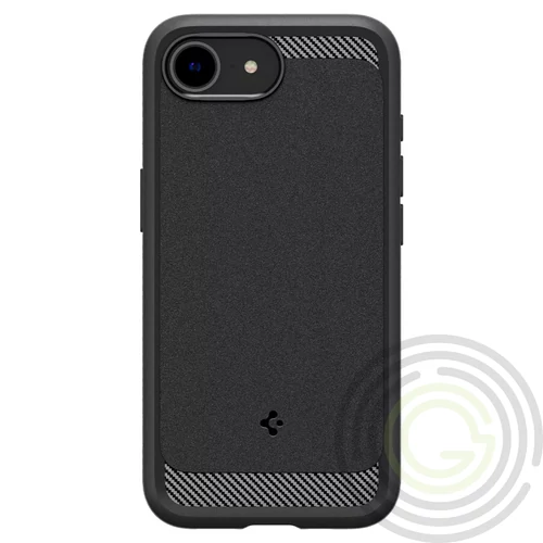 Spigen Rugged Armor MagFit Apple iPhone 16e MagSafetok, matt fekete