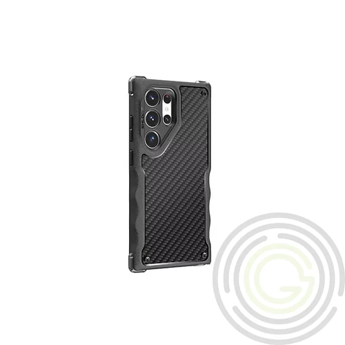 SHLDAir Rugged Cover gyári Samsung Galaxy S24 Ultra ütésálló hátlap tok, fekete