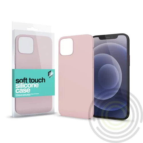Soft Touch szilikon tok púder pink Apple iPhone 11 készülékhez