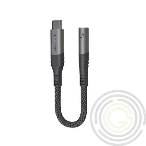 Astrum VerveMesh VMCA50 Type - C - 3,5 mm-es jack szövetbevonatos erősített átalakító adapter 50cm