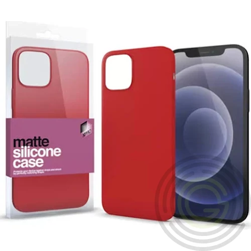 Szilikon matte tok ultra vékony korall piros Apple iPhone 13 Mini készülékhez (#124085)