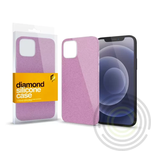 Diamond Szilikon tok Pink Apple iPhone 13 Pro készülékhez (#124131)