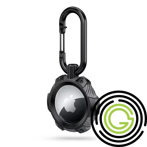Tech-Protect TpuCarbon Apple AirTag tok fekete