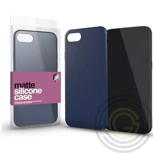 Szilikon matte tok ultra vékony kék Apple iPhone 14 Plus készülékhez
