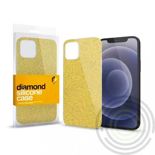 Diamond Szilikon tok Arany Apple Iphone 14 Pro Max készülékhez