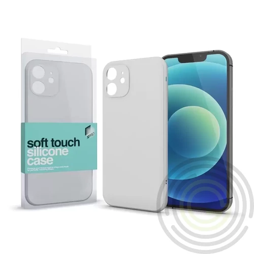 Soft Touch szilikon tok Slim fehér Samsung Galaxy S23 Ultra készülékhez