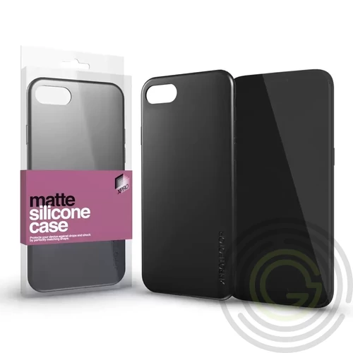Szilikon matte tok ultravékony fekete Apple iPhone 15 Pro Max készülékhez