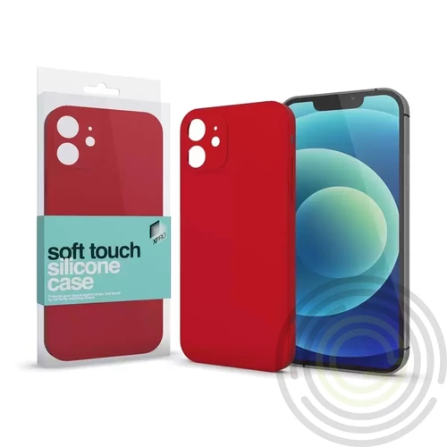 Soft Touch szilikon tok Slim piros Apple iPhone 15 Pro Max készülékhez