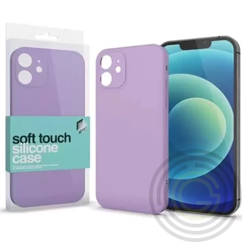 Soft Touch szilikon tok Slim lila Apple iPhone 15 Pro készülékhez