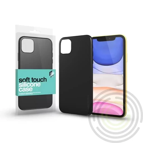 Soft Touch szilikon tok fekete Apple iPhone 15 Pro Max készülékhez