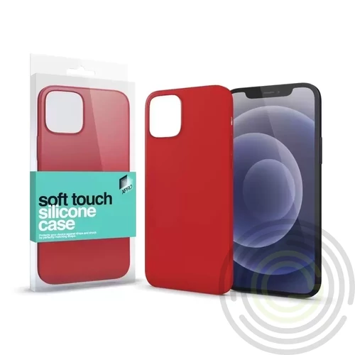 Soft Touch szilikon tok piros Apple iPhone 15 Pro készülékhez