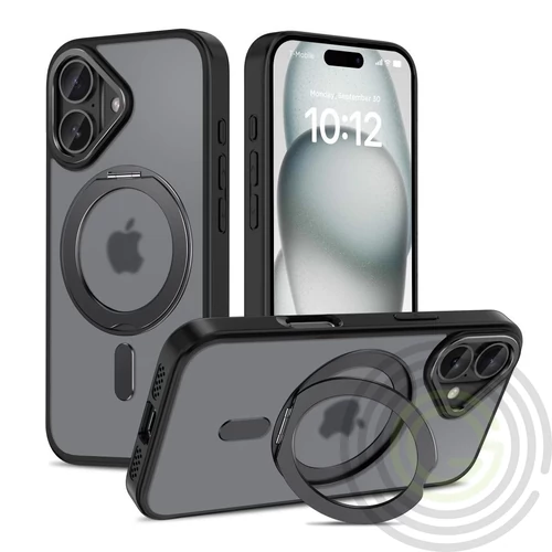 Tech-Protect MAGRING MagSafe fekete tok Apple iPhone 16 készülékhez