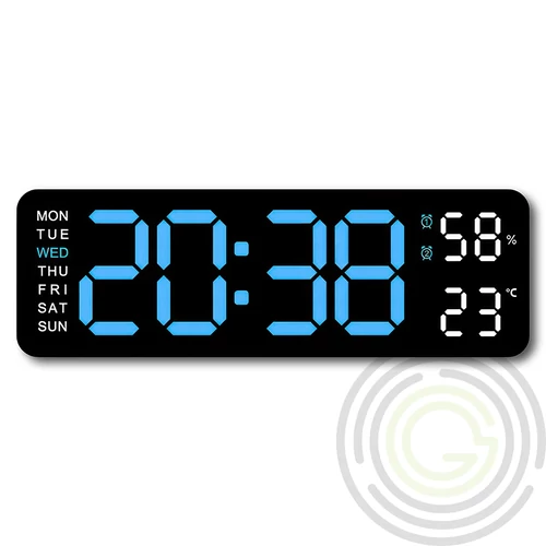 LED Multifunkciós Kompakt méretű asztali / fali óra