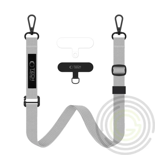 Tech-Protect C6S szürke Crossbody pánt mobiltelefonhoz
