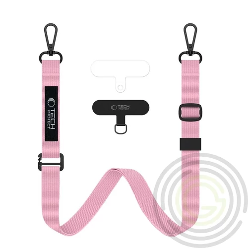 Tech-Protect C6S pink Crossbody pánt mobiltelefonhoz