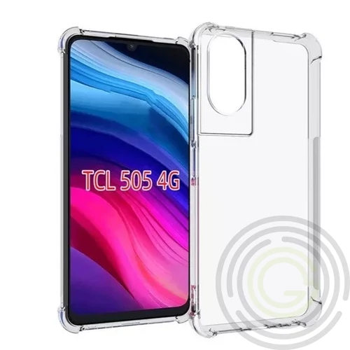 Szilikon telefonvédő (ütésállóság, légpárnás sarok) ÁTLÁTSZÓ - [TCL 505 4G]