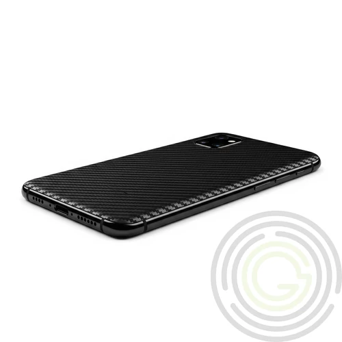 GIZMOprotect texturált fekete carbon mintás telefon hátlapi fólia