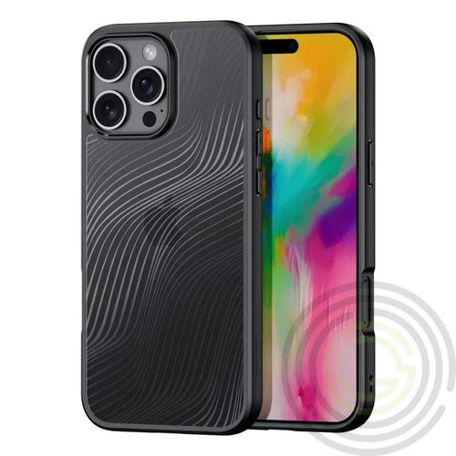 Apple iPhone 16 Pro Max DUX DUCIS AIMO szilikon telefonvédő (ütésállóság, kameravédő, matt, hullám)