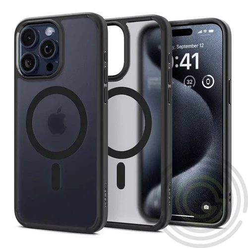 Spigen Ultra Hybrid MagFit Apple iPhone 16 Pro tok - Frost Clear tok, MagSafe, (átlátszó)