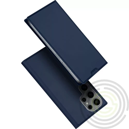 DUX DUCIS SKIN PRO tok Samsung S25 Ultra  (FLIP, oldalra nyíló, kártyazseb, asztali tartó) SÖTÉTKÉK