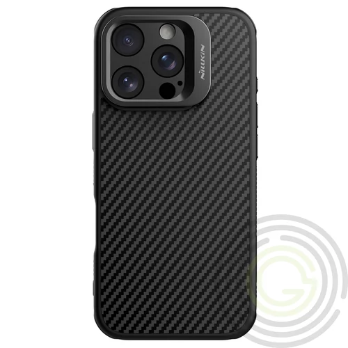 NILLKIN CARBOPROP Apple iPhone 16 Pro szilikon telefonvédő (ütésállóság, aramid bevonat, kitámasztó,