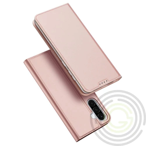 DUX DUCIS SKIN PRO Samsung Galaxy A56 tok álló, bőr hatású rózsaszín