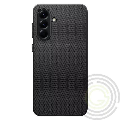 SPIGEN LIQUID AIR szilikon telef onvédő (ütésállóság, légpárnás sarok, rombusz) FEKETE Samsung A56