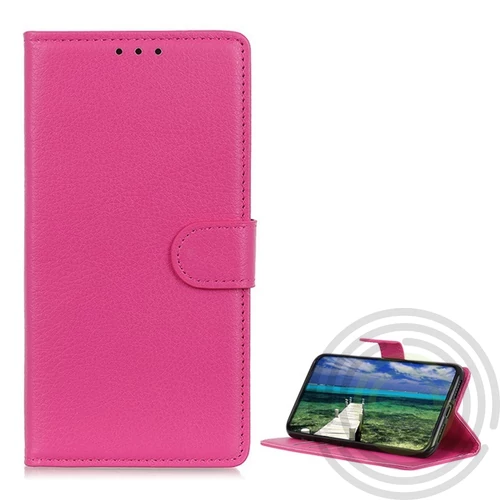 Tok álló, bőr hatású Honor 400 Lite MAGENTA