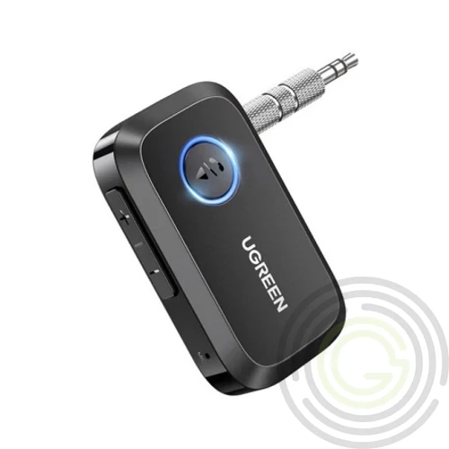 UGREEN bluetooth audió adapter (3.5mm jack csatlakozó, v5.3) FEKETE