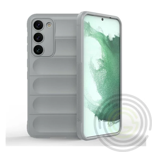 Samsung Galaxy Z Fold7 Szilikon telefonvédő (ütésállóság, kameravédő, 3D) VILÁGOSSZÜRKE