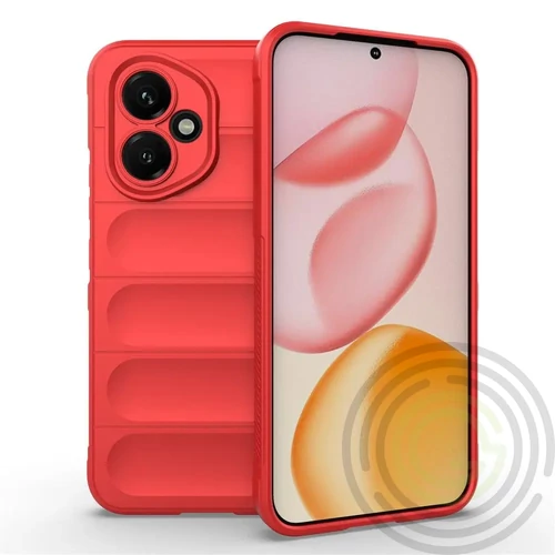 Honor 400 Szilikon telefonvédő (ütésállóság, kameravédő, 3D) PIROS