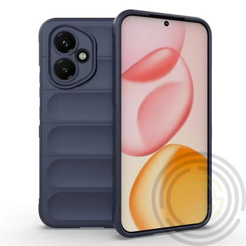 Honor 400 Szilikon telefonvédő (ütésállóság, kameravédő, 3D) SÖTÉTKÉK