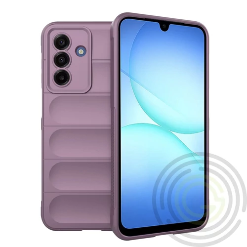 Szilikon telefonvédő (ütésállóság, kameravédő, 3D) LILA - Samsung Galaxy A17 5G