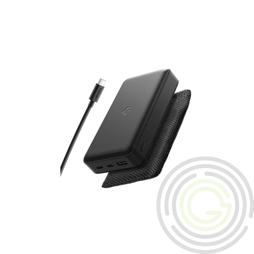 SPIGEN vésztöltő USB+2 Type-C aljzat (20000mAh, 30W, PD gyorstöltő, LED jelzés + Type-C kábel