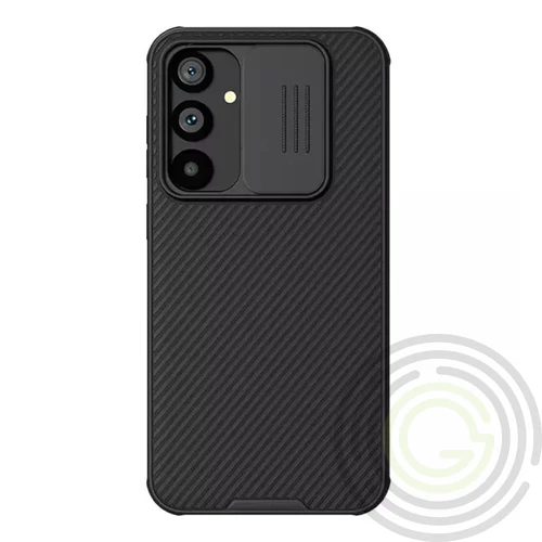 NILLKIN CAMSHIELD PRO Xiaomi 15T szilikon telefonvédő (ütésállóság, kameravédő, csíkos) FEKETE