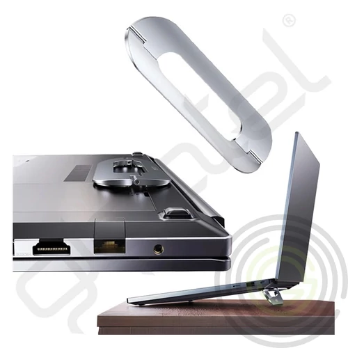 YESIDO asztali laptop tartó (univerzális, könnyűfém, állítható) EZÜST