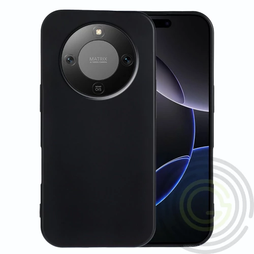 Honor Magic 8 Lite Szilikon telefonvédő (matt) FEKETE