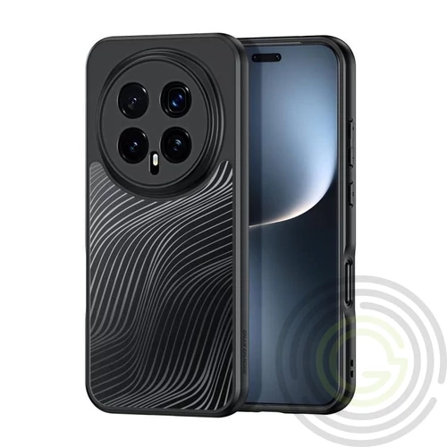 DUX DUCIS AIMO Honor Magic 8 Lite szilikon telefonvédő (ütésállóság, kameravédő, matt, hullám) FEKET