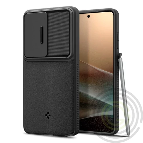 SPIGEN OPTIK ARMOR Samsung S26 Ultra szilikon telefonvédő (kameravédő) FEKETE