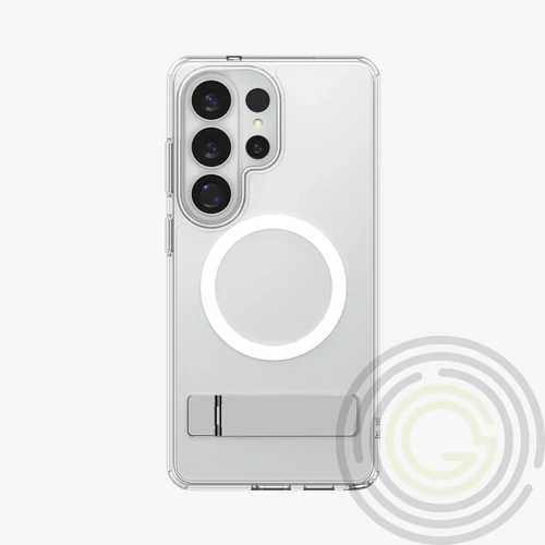 SPIGEN ULTRA HYBRID S Samsung S26 Ultra tok (légpárnás keret, kitámasztó, MagSafe) ÁTLÁTSZÓ