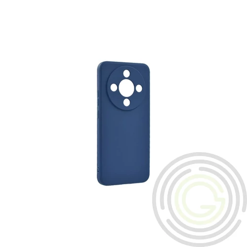 Honor Magic 8 Lite Szilikon telefonvédő (matt) SÖTÉTKÉK