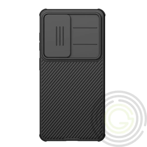 NILLKIN CAMSHIELD PRO MAGNETIC Samsung S26 Ultra tok (kameravédő, kitámasztó, csíkos) FEKETE