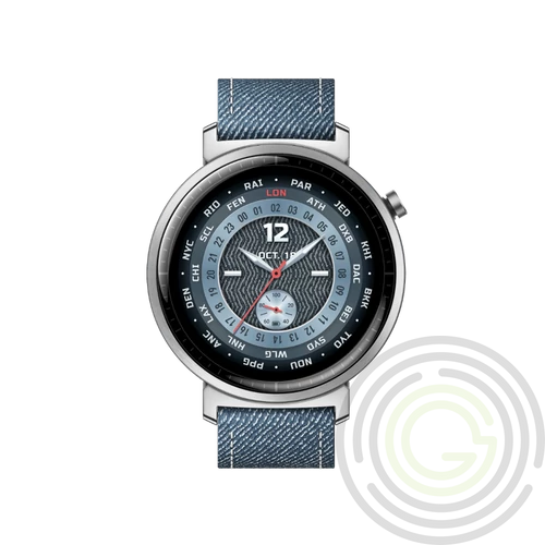 HONOR WATCH FIT okosóra (bőr szíj, állítható, aktivitásmérő, barométer, GPS) EZÜST  NFC