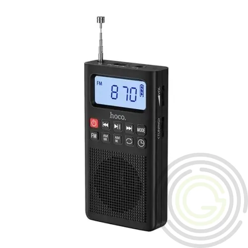 HOCO HI51 bluetooth hordozható hangszóró v5.3, 3W, TF/microSD kártyaolvasó, FM rádió, AUX, kijelző