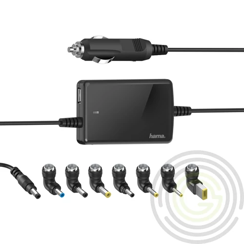 UNIVERZÁLIS NOTEBOOK AUTÓS TÖLTŐ „SLIM&amp;LIGHT” 15–19V 70W