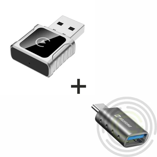 Carlink adapter Apple CarPlay / Android Auto (+USB-A/USB-C adapter)